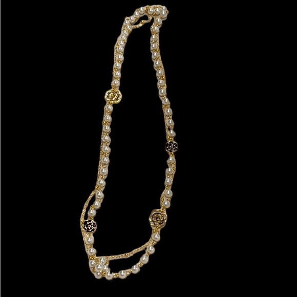 Jewelry - NWOT "Chanel Feel" Simulated Double Layer
Long Pearl Necklace